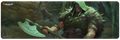 Throne of Eldraine Garruk, Cursed Huntsman 8ft Table Playmat for Magic: The Gathering