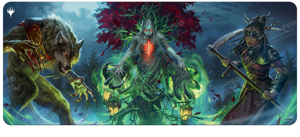 Innistrad: Midnight Hunt Set Booster Key Art 6ft Table Playmat for Magic: The Gathering