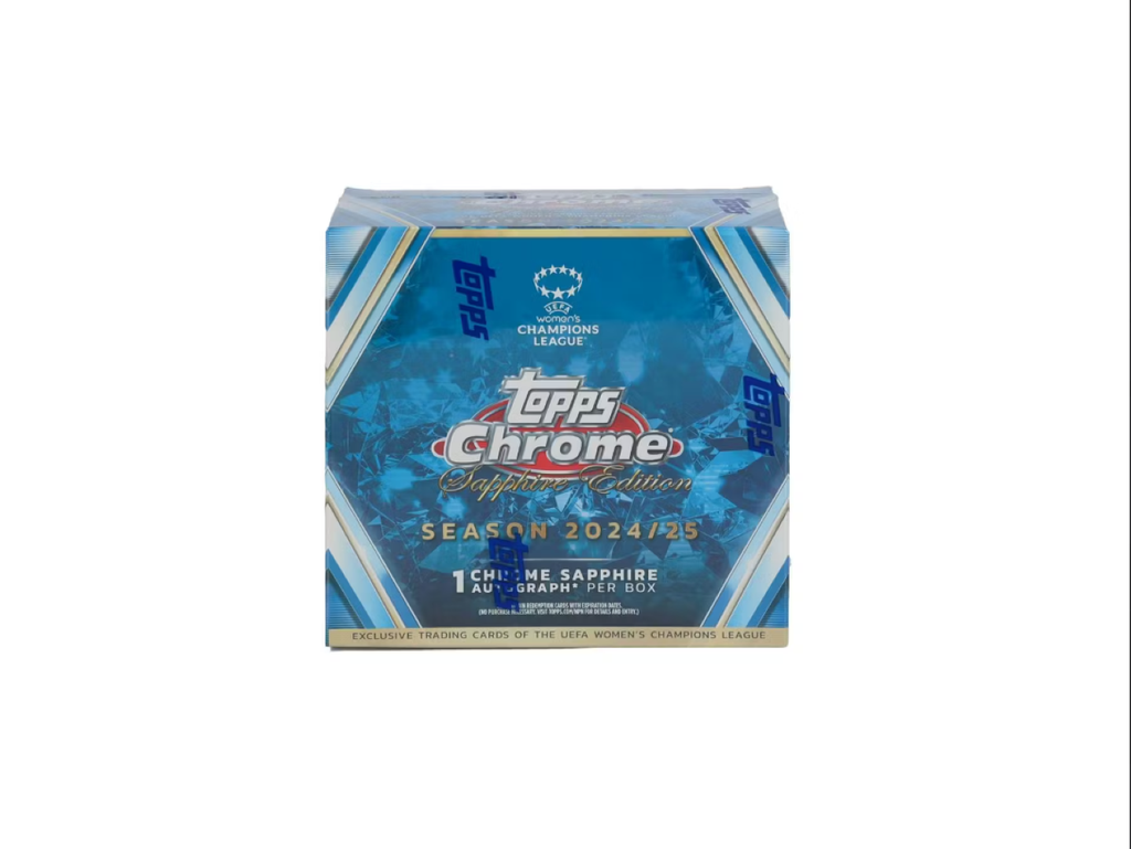 2024-25 Topps Chrome Sapphire Edition Women's UEFA Champions League Soccer Hobby Box