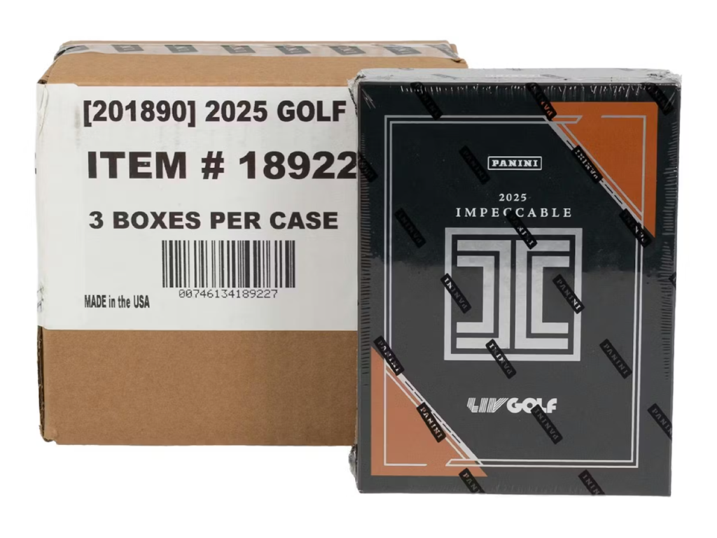 2025 Panini Impeccable LIV Golf Hobby Box Case
