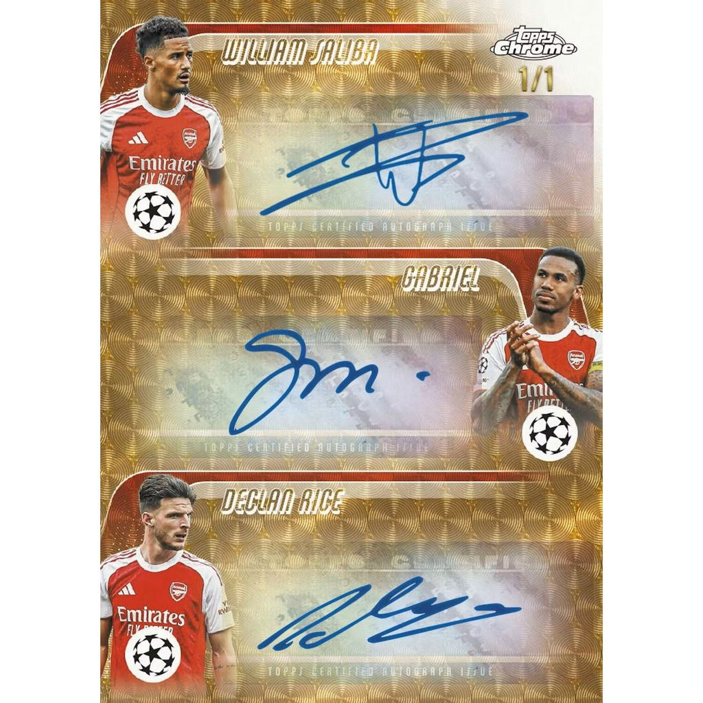 2025-26 Topps Chrome UEFA Club Competitions Soccer Hobby Box