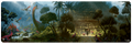 The Lost Caverns of Ixalan Dinosaur Temple 8ft Table Playmat for Magic: The Gathering