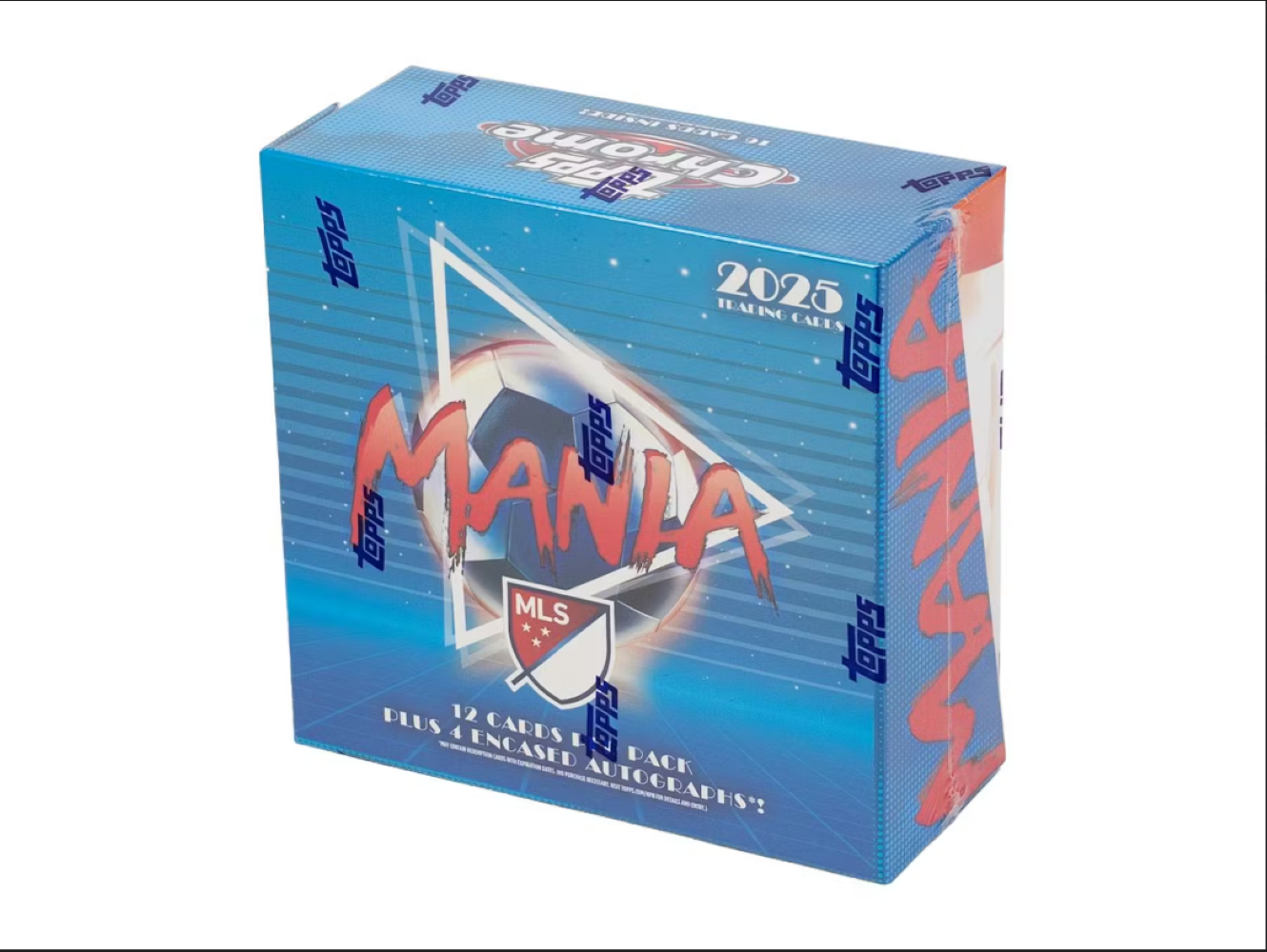 2025 Topps Chrome Mania MLS Soccer Hobby Box Case