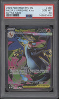 Mega Charizard X ex Pokemon Phantasmal Flames Ultra Rare #109 PSA 10 #5
