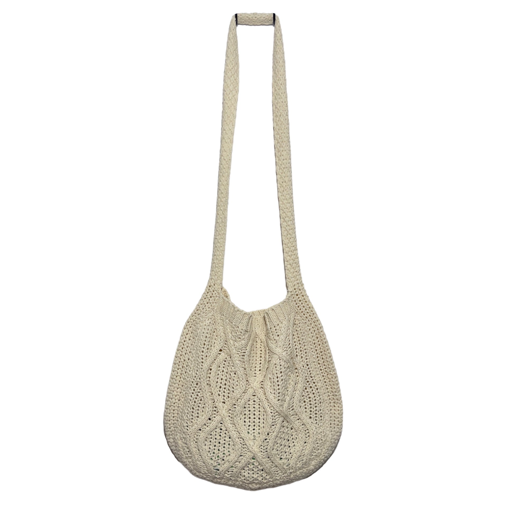 New Bag Knitted Bag Messenger Bag Solid Color Tote Bag Twist Bag Retro Bag Women's Bag Trend