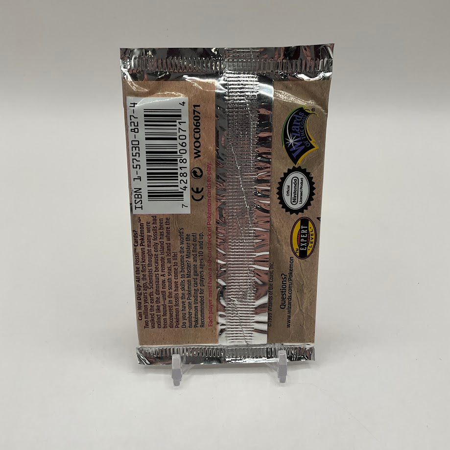 Pokemon Fossil Unlimited Zapdos Booster Pack 20.47G
