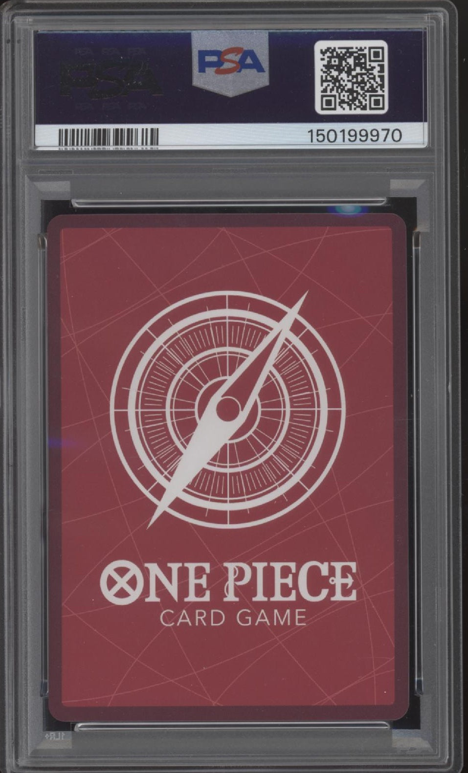 Monkey D Luffy One Piece Card Game OP01 Alternate Art Errata #003 PSA 10