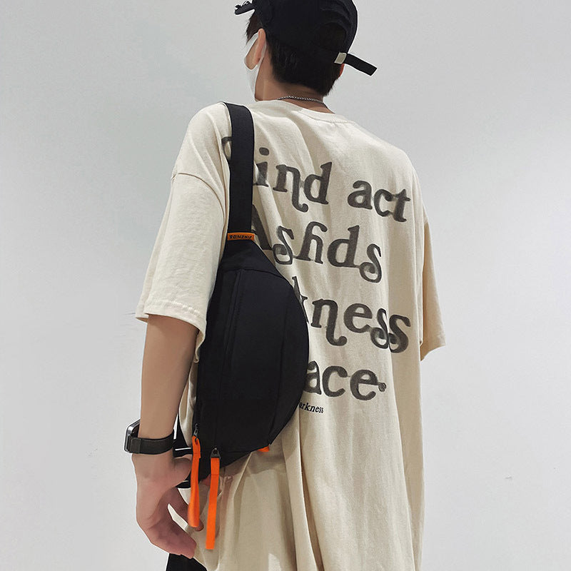 Crossbody bag men's waist bag small shoulder bag women's shoulder bag versatile chest bag