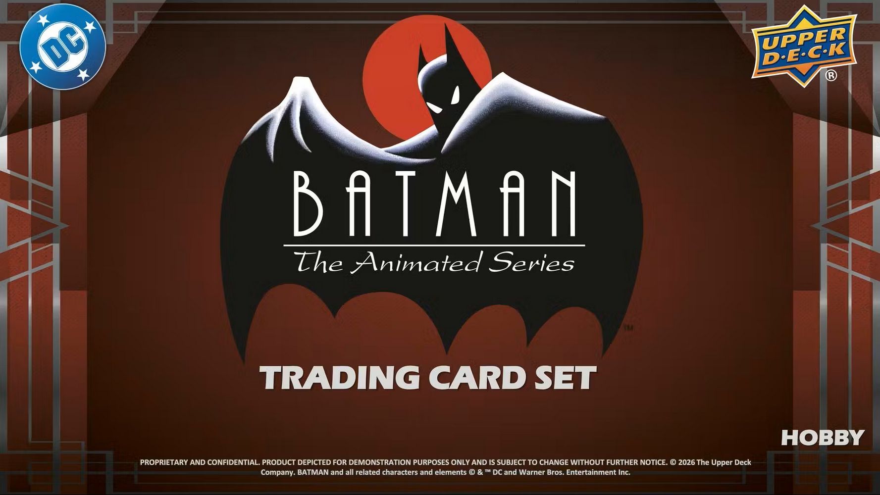 2026 Upper Deck Batman the Animated Series Hobby Box *Contact Us To Order*