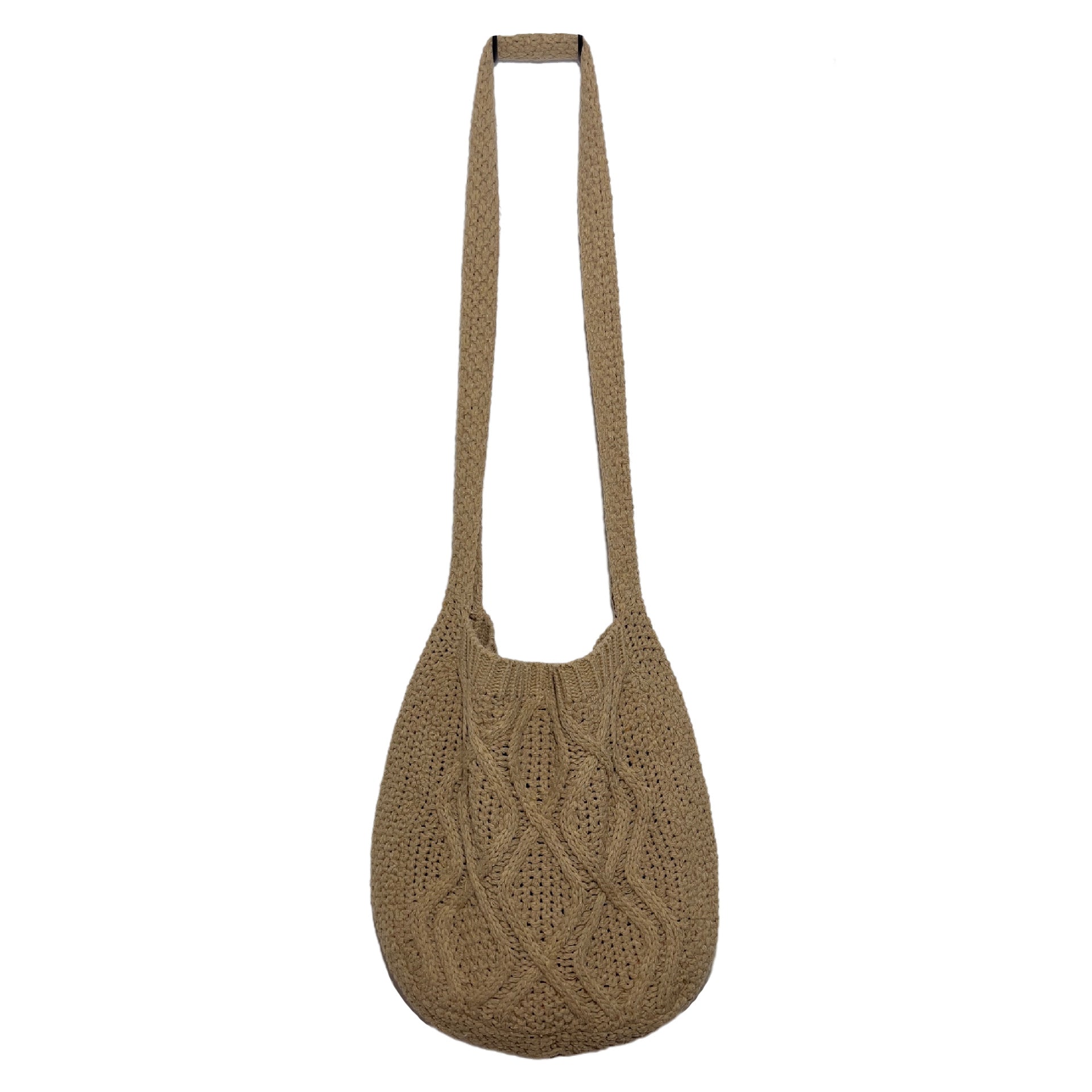 New Bag Knitted Bag Messenger Bag Solid Color Tote Bag Twist Bag Retro Bag Women's Bag Trend