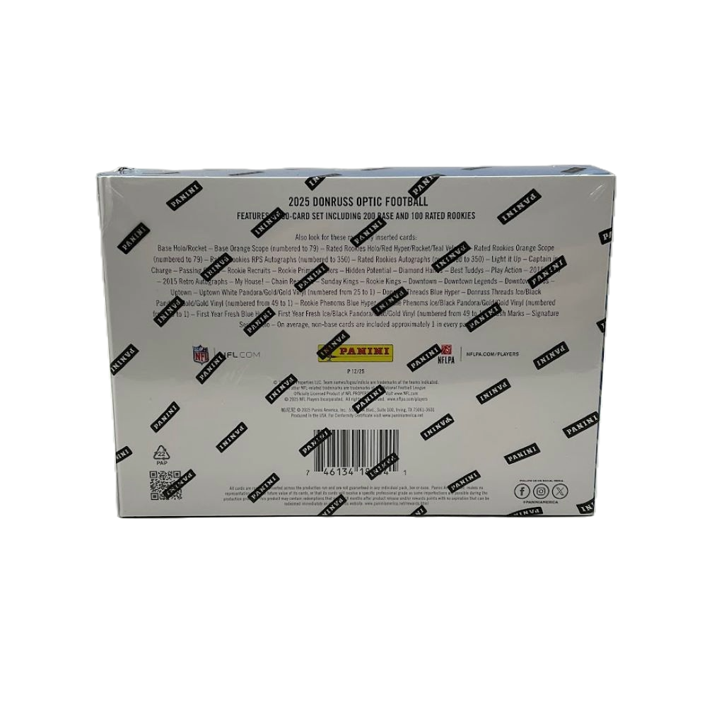 2025 Panini Donruss Optic Football Hobby Mega Box