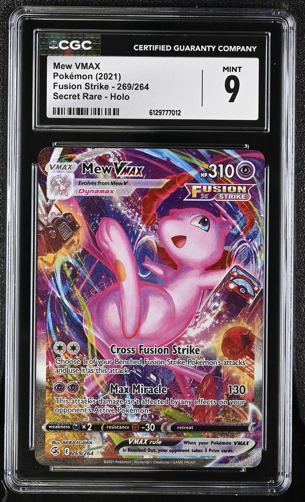 CGC 9 Mew VMAX (269/264) [Sword & Shield: Fusion Strike] - 6129777012