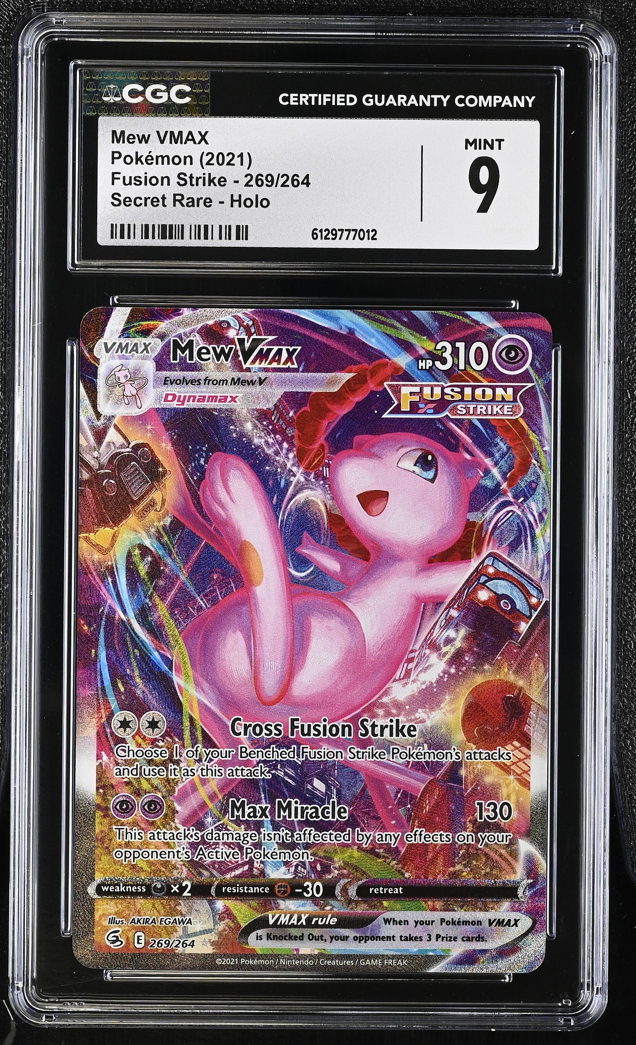 CGC 9 Mew VMAX (269/264) [Sword & Shield: Fusion Strike] - 6129777012