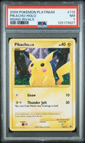 PIKACHU-HOLO RISING RIVALS 2009 POKEMON PLATINUM RISING RIVALS PSA NM 7