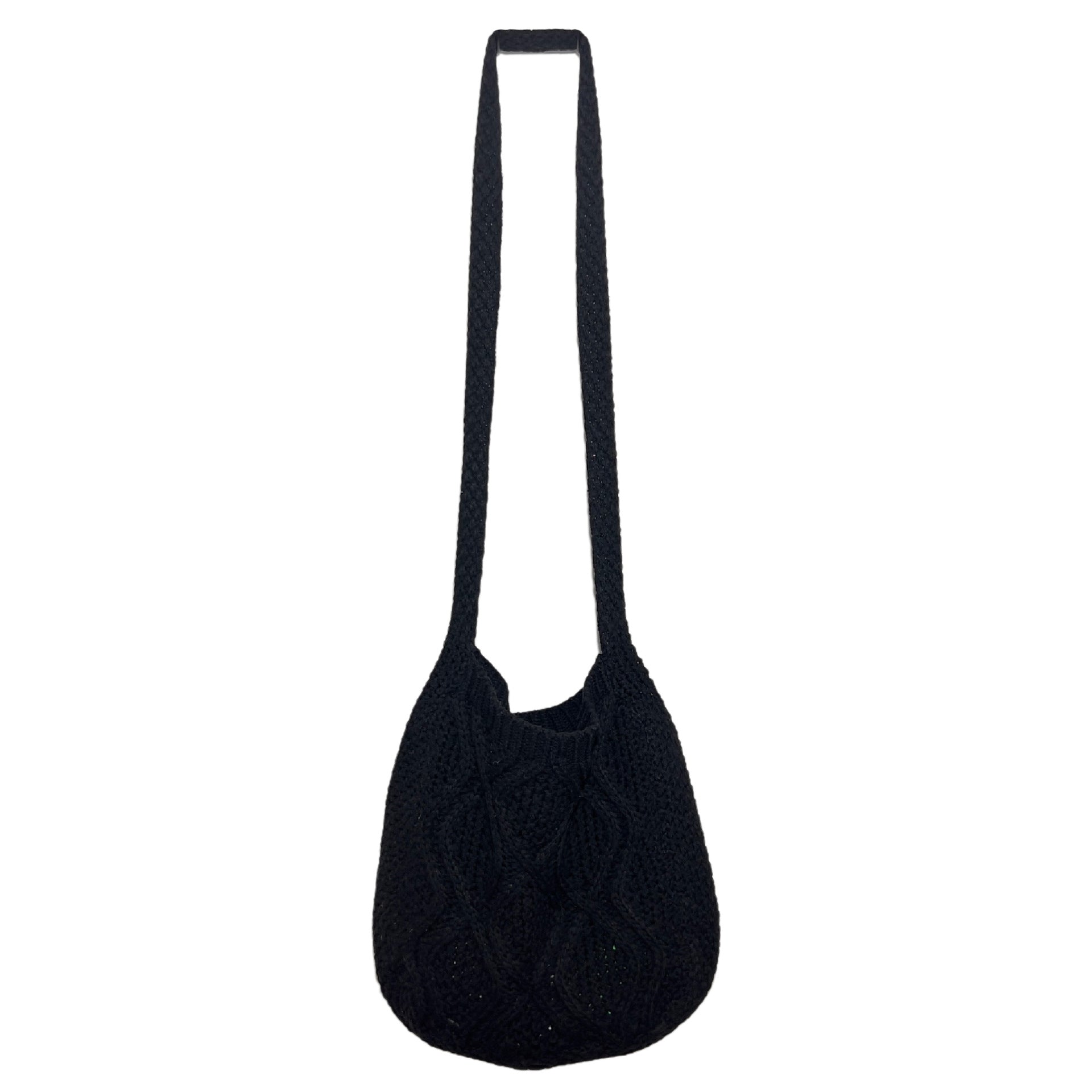 New Bag Knitted Bag Messenger Bag Solid Color Tote Bag Twist Bag Retro Bag Women's Bag Trend