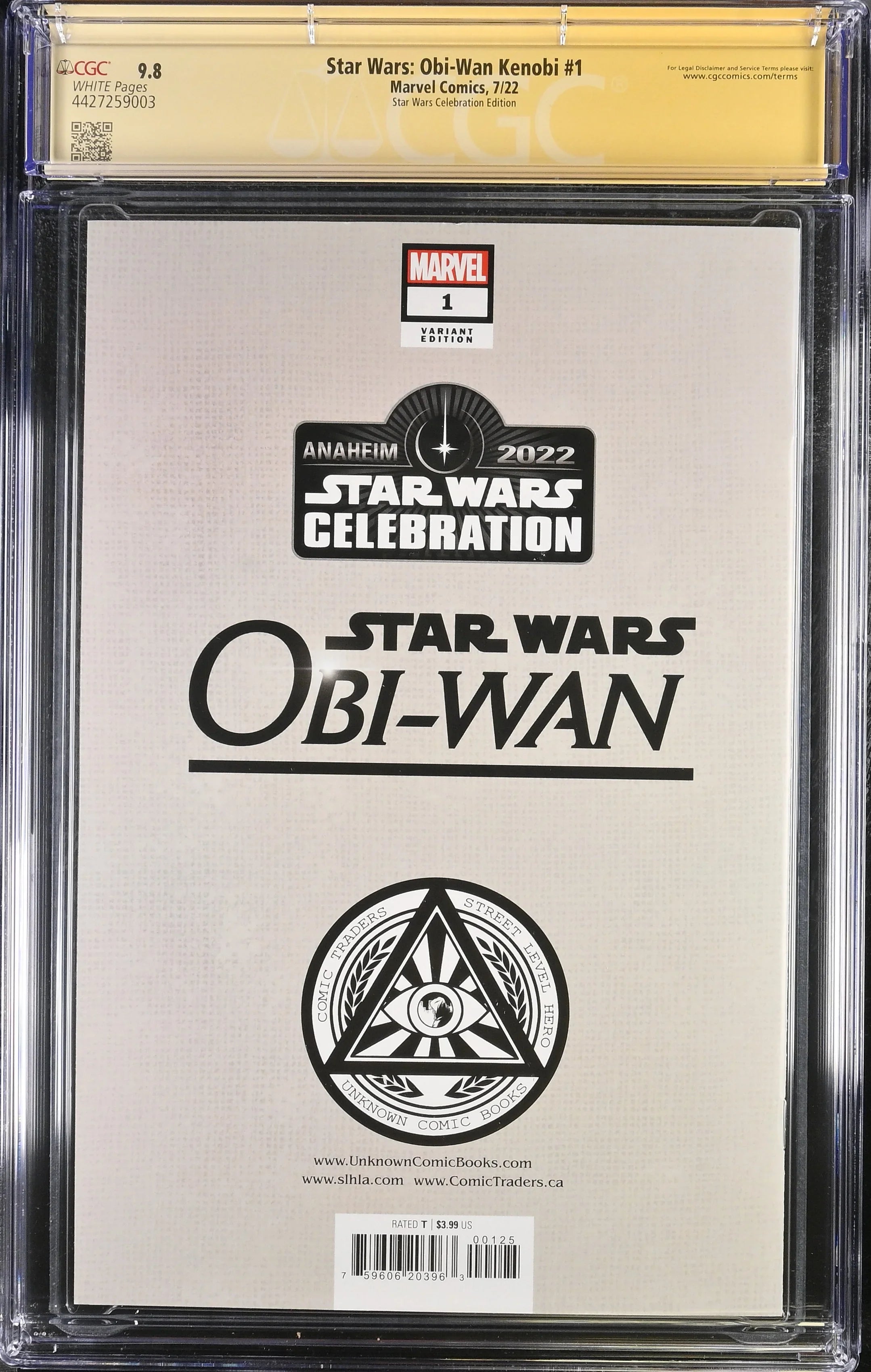 Star Wars: Obi-Wan Kenobi #1 Star Wars Celebration Edition - CGC Signature Series 9.8