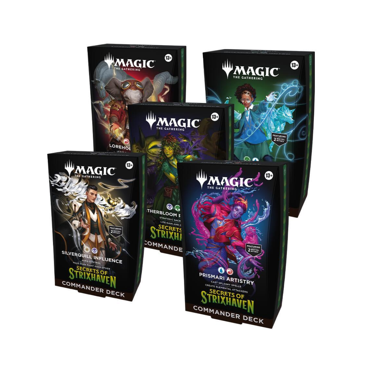 Secrets of Strixhaven Commander Decks (Set Of 5)
