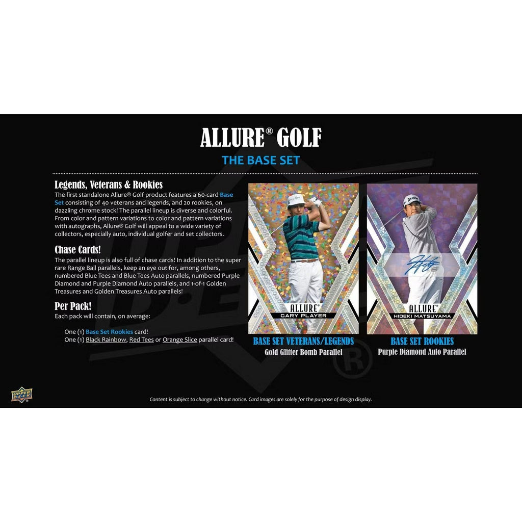 2026 Upper Deck Allure Golf Hobby Box *Contact Us To Order*