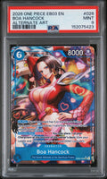 BOA HANCOCK ALTERNATE ART 2026 ONE PIECE EB03-EXTRA BOOSTER -ONE PIECE HEROINES EDITION- PSA MINT 9