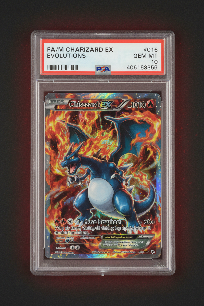 FA/M CHARIZARD EX EVOLUTIONS 2016 POKEMON XY EVOLUTIONS PSA GEM MT 10