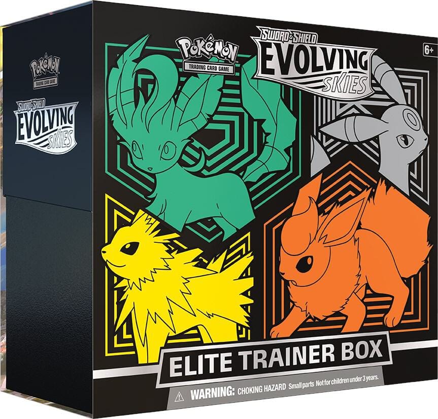 Pokemon TCG Sword & Shield 07 Evolving Skies Elite Trainer Box (ETB)