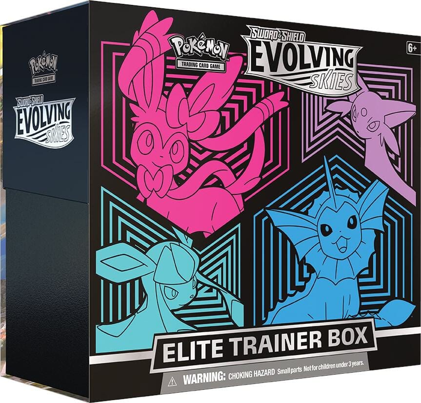Pokemon TCG Sword & Shield 07 Evolving Skies Elite Trainer Box (ETB)