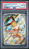 EEVEE PRISMATIC EVOLUTIONS ETB 2025 POKEMON SVP EN-SV BLACK STAR PROMO PSA GEM MT 10