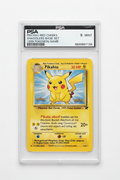 PIKACHU RED CHEEKS-SHADOWLESS 1999 POKEMON GAME PSA MINT 9