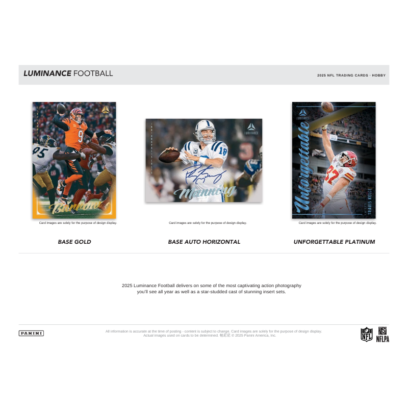 2025 Panini Luminance Football Hobby Box
