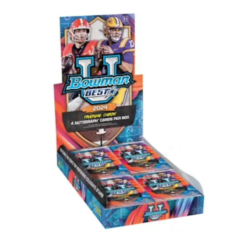2024 Bowman University Best Football Hobby 12 Box Case