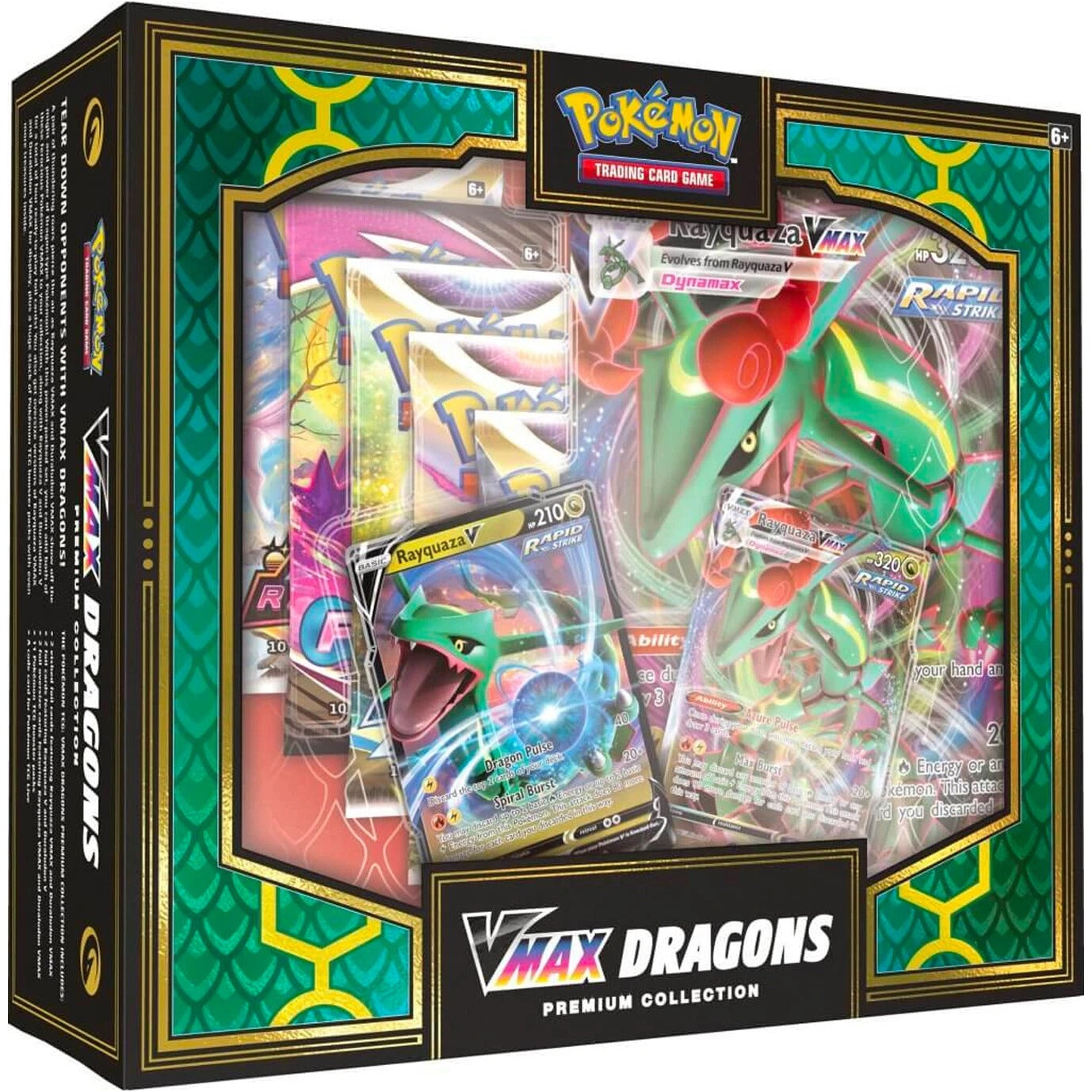 POKEMON TCG VMAX Double Dragon Premium Collection Rayquaza Collection